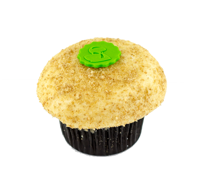 We bake our cupcakes fresh daily. (Shown: Key Lime Cupcake cupcakes.)