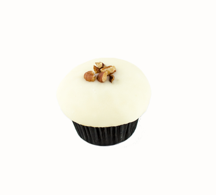 We bake our cupcakes fresh daily. (Shown: Hummingbird cupcakes.)